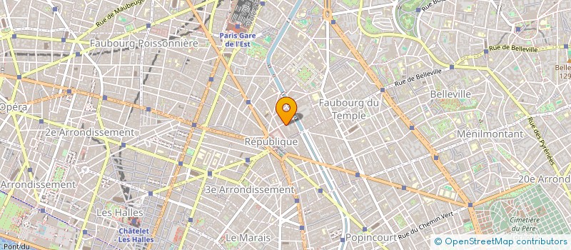 localisation de l'entreprise LE POULAILLER à PARIS