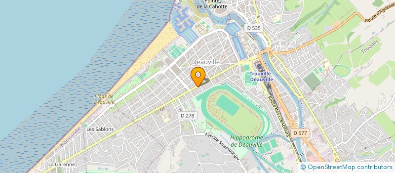 localisation de l'entreprise LE POULAILLER à DEAUVILLE