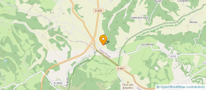 localisation de l'entreprise LE POULAILLER à SAINT-PROJET