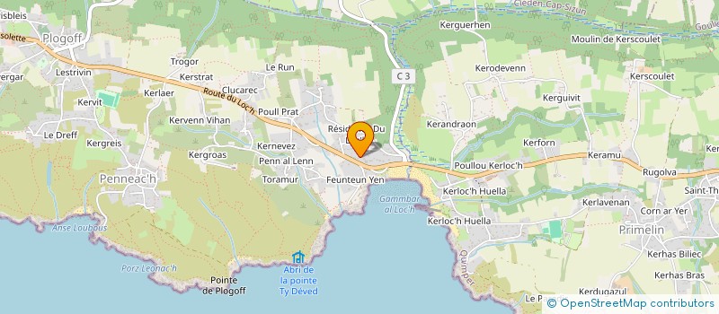 localisation de l'entreprise LE POULAILLER  PLOGOFF