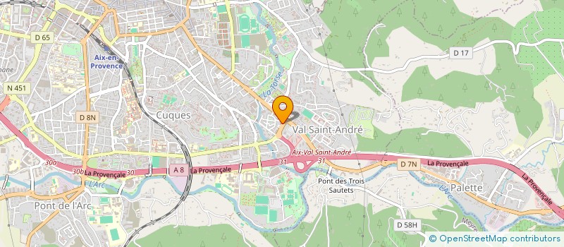 localisation de l'entreprise LE POULET GOURMAND à AIX-EN-PROVENCE