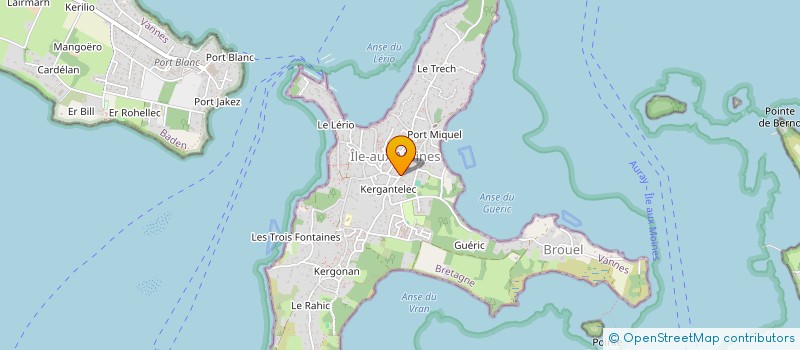 localisation de l'entreprise LE POULFANC  ILE-AUX-MOINES