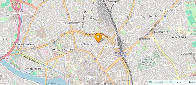 localisation de l'entreprise LE POULPE à TOULOUSE