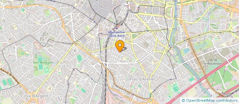 localisation de l'entreprise LE POULPE à MONTPELLIER