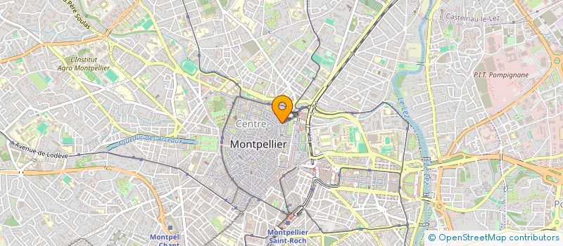 localisation de l'entreprise LE POULPE à MONTPELLIER