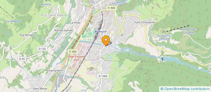 localisation de l'entreprise LE POULPE à BRIANCON