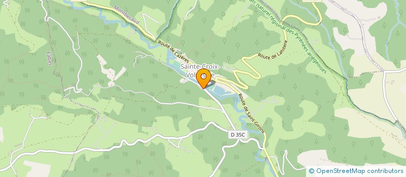 localisation de l'entreprise LE POULPE DU LAC à STE-CROIX-VOLVESTRE