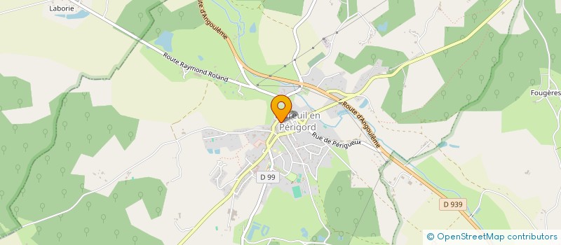 localisation de l'entreprise LE POULPISSIME  MAREUIL EN PERIGORD