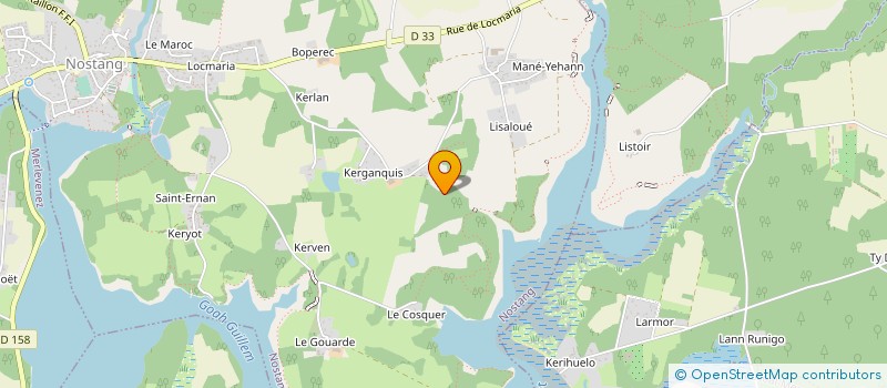 localisation de l'entreprise LE POULVERN  LANDAUL