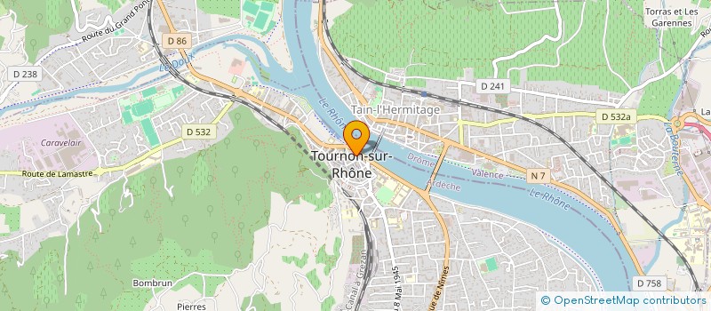 localisation de l'entreprise LE POURQUOI PAS à TOURNON-SUR-RHONE