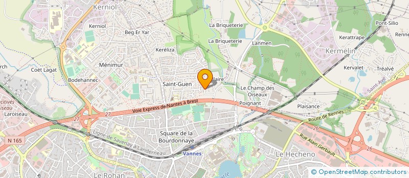 localisation de l'entreprise LE POURQUOI PAS à VANNES