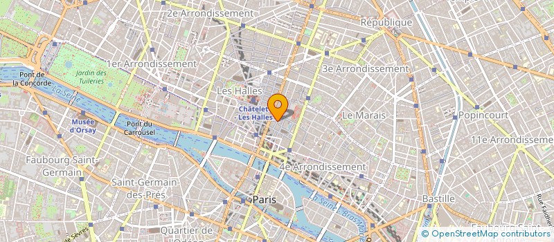 localisation de l'entreprise LE POURTOUR  PARIS