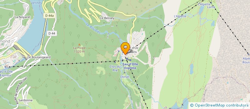 localisation de l'entreprise LE POUTRAN  OZ