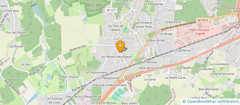 localisation de l'entreprise LE POUVOIR DE L'AUTOMOBILE  BALLAN-MIRE