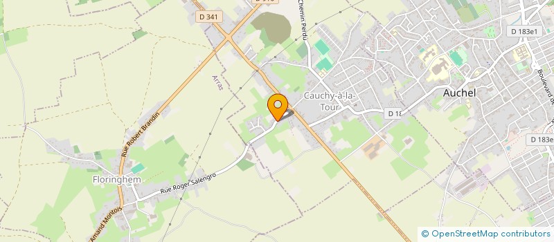 localisation de l'entreprise LE POUVOIR DE L'ESPOIR  CAUCHY-A-LA-TOUR