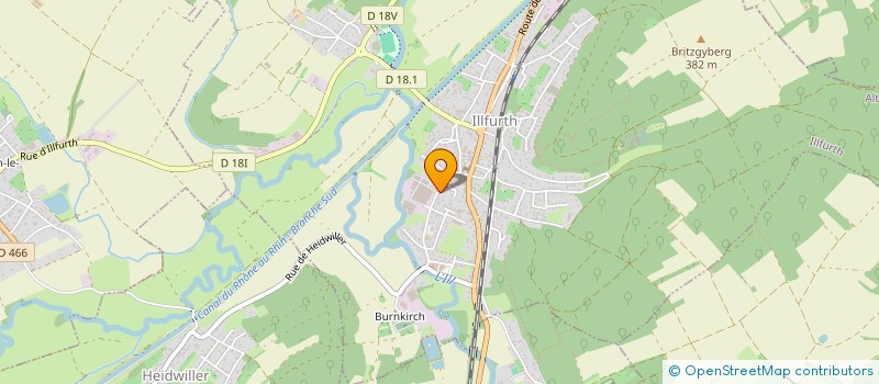 localisation de l'entreprise LE POUVOIR DES FLEURS  ILLFURTH