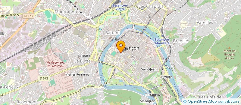 localisation de l'entreprise LE POUVOIR DES REVES à BESANCON