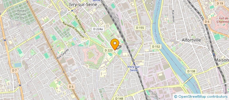 localisation de l'entreprise LE POUVOIR LOUNGE RESTAURANT  IVRY-SUR-SEINE