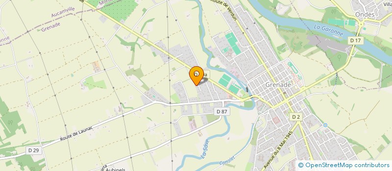 localisation de l'entreprise LE POUZARD  GRENADE