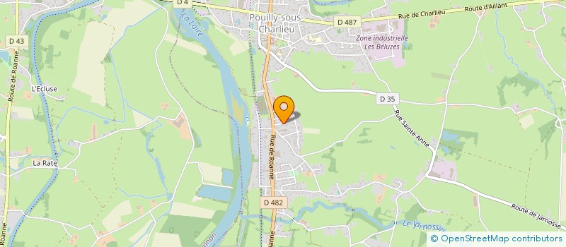 localisation de l'entreprise LE POYET  POUILLY-SOUS-CHARLIEU