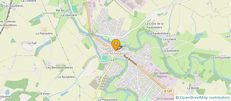 localisation de l'entreprise LE PRAC à MONTAIGU-VENDEE