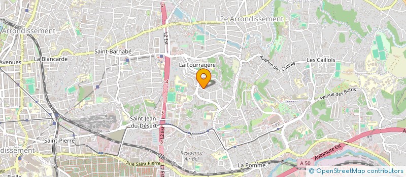 localisation de l'entreprise LE PRADELLA MLLE à MARSEILLE
