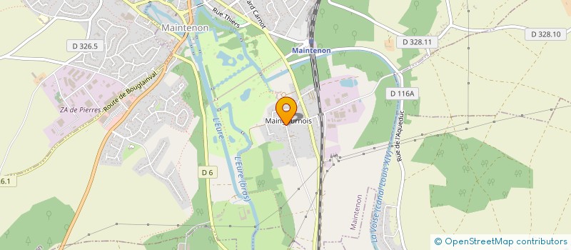 localisation de l'entreprise LE PRARIANT à MAINTENON