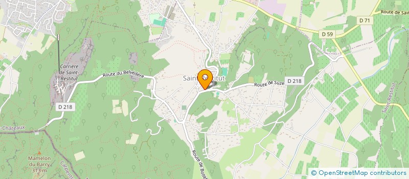 localisation de l'entreprise LE PRE  SAINT-RESTITUT