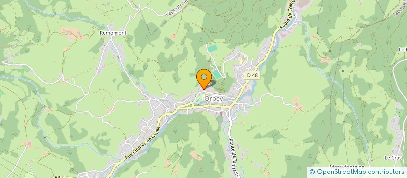 localisation de l'entreprise LE PRE AUX COLIMACONS à ORBEY