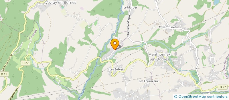localisation de l'entreprise LE PRE AUX MOINES à VILLY-LE-BOUVERET