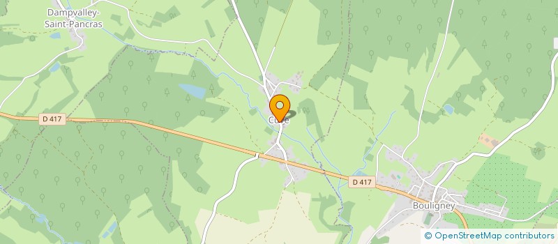 localisation de l'entreprise LE PRE BAUQUEZ  CUVE