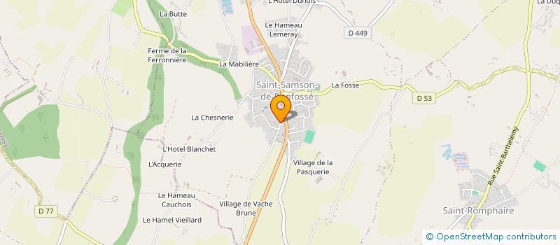 localisation de l'entreprise LE PRE CARRE  BOURGVALLEES