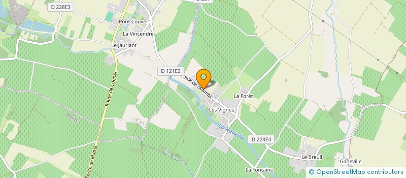 localisation de l'entreprise LE PRE CHAMBERT à SONNAC