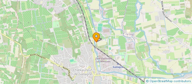 localisation de l'entreprise LE PRE CLOS  CHATEAUNEUF-DE-GADAGNE