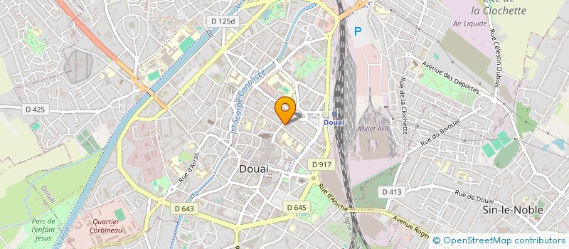 localisation de l'entreprise LE PRE D'ANCHIN à DOUAI