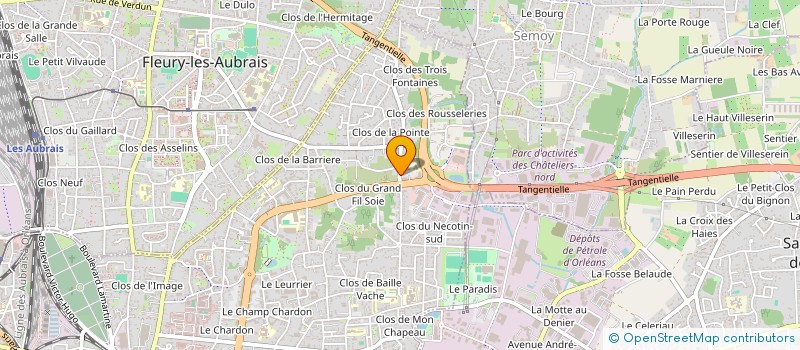 localisation de l'entreprise LE PRE D'ANTOINE à ORLEANS
