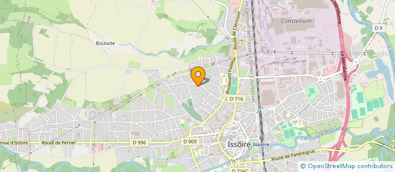 localisation de l'entreprise LE PRE DE CHAVROCHE  ISSOIRE