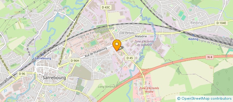 localisation de l'entreprise LE PRE DE CHEZ VOUS à SARREBOURG