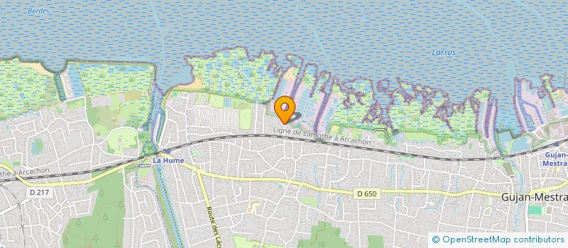 localisation de l'entreprise LE PRE DE MEYRAN  GUJAN-MESTRAS