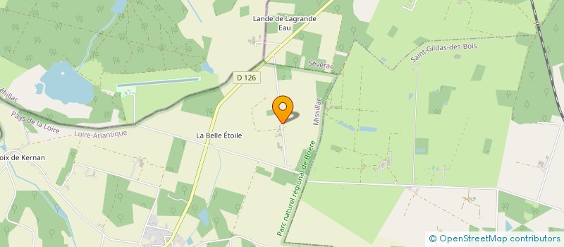 localisation de l'entreprise LE PRE DES CHENES à MISSILLAC