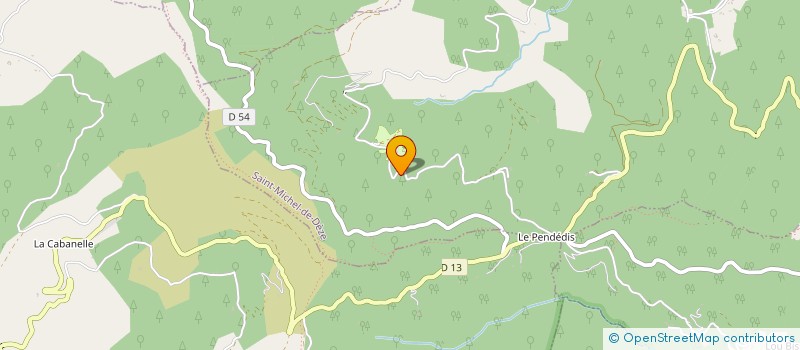 localisation de l'entreprise LE PRE DES MARESQUES à VENTALON EN CEVENNES