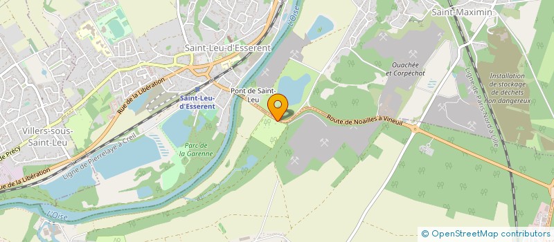 localisation de l'entreprise LE PRE DES MOINES  GOUVIEUX