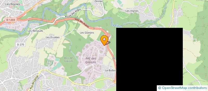 localisation de l'entreprise LE PRE DESSUS à ANNECY