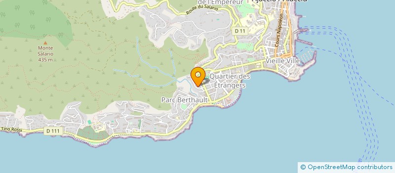 localisation de l'entreprise LE PRE DORE à AJACCIO