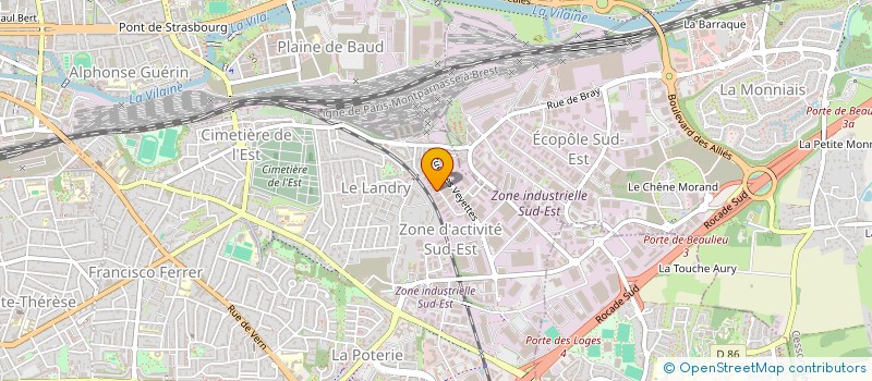 localisation de l'entreprise LE PRE DU BOIS  RENNES