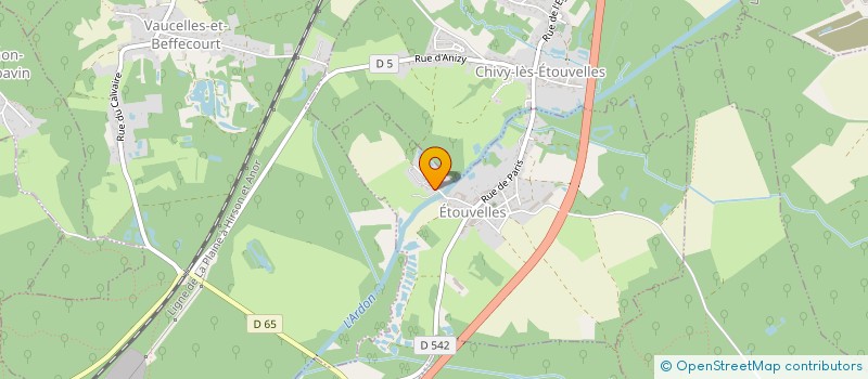 localisation de l'entreprise LE PRE DU COUDRAY  ETOUVELLES