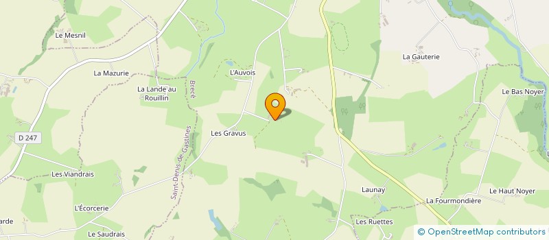 localisation de l'entreprise LE PRE DU FAIS  GORRON