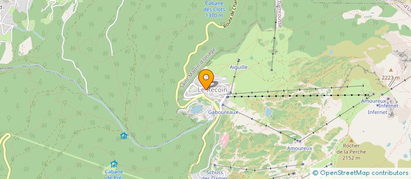 localisation de l'entreprise LE PRE DU FOUR  CHAMROUSSE