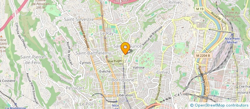localisation de l'entreprise LE PRE DU LOUP à NICE