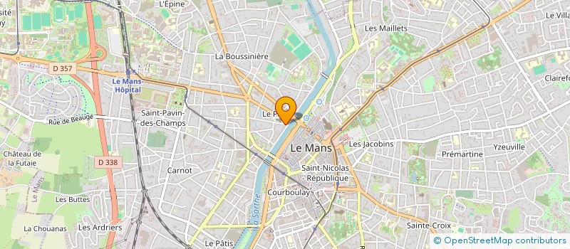 localisation de l'entreprise LE PRE EN MUSIQUE  LE MANS